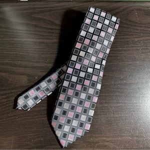 Black & Pink Colours by Alexander Julian Mens’ Tie